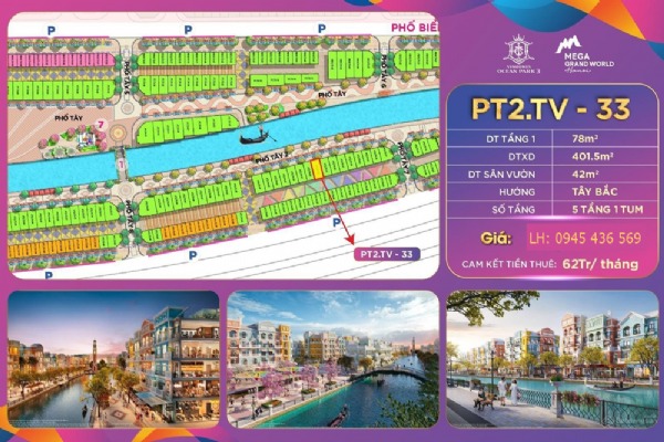 Grand World Hanoi - PHỐ TÂY 2 | PT2-TV-33